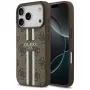 Guess 4G Printed Stripes MagSafe Case voor Apple iPhone 17 Pro - bruin