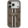 Guess 4G Printed Stripes MagSafe Case voor Apple iPhone 17 Pro - bruin