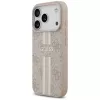 Guess 4G Printed Stripes MagSafe Case voor iPhone 17 Pro (roze)