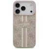 Guess 4G Printed Stripes MagSafe Case voor iPhone 17 Pro (roze)