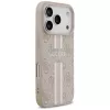 Guess 4G Printed Stripes MagSafe Case voor iPhone 17 Pro (roze)