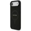 Guess Saffiano Classic Logo MagSafe Case voor iPhone Air, zwart