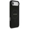 Guess Saffiano Classic Logo MagSafe Case voor iPhone Air, zwart