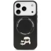 KARL LAGERFELD Karl & Choupette Pins MagSafe Case voor Apple iPhone 17 Pro - zwart
