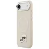 KARL LAGERFELD Karl & Choupette Pins MagSafe-hoesje voor Apple iPhone Air - beige