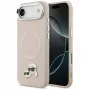 KARL LAGERFELD Karl & Choupette Pins MagSafe Case voor iPhone Air, roze