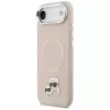 KARL LAGERFELD Karl & Choupette Pins MagSafe Case voor iPhone Air, roze