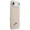 KARL LAGERFELD Karl & Choupette Pins MagSafe Case voor iPhone Air, roze