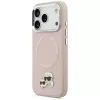Karl Lagerfeld Karl & Choupette Pins MagSafe Case voor iPhone 17 Pro, roze