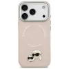 Karl Lagerfeld Karl & Choupette Pins MagSafe Case voor iPhone 17 Pro, roze