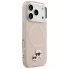 Karl Lagerfeld Karl & Choupette Pins MagSafe Case voor iPhone 17 Pro, roze