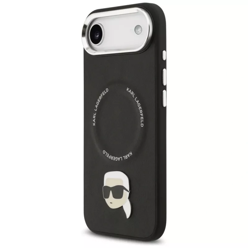 KARL LAGERFELD Karl Pin MagSafe-hoesje voor iPhone Air - zwart