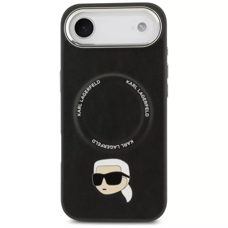 KARL LAGERFELD Karl Pin MagSafe-hoesje voor iPhone Air - zwart
