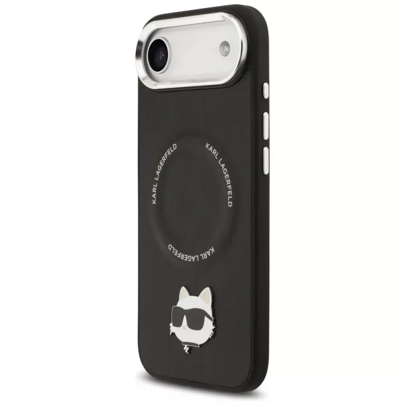 KARL LAGERFELD Choupette Pin MagSafe-hoesje voor Apple iPhone Air, zwart