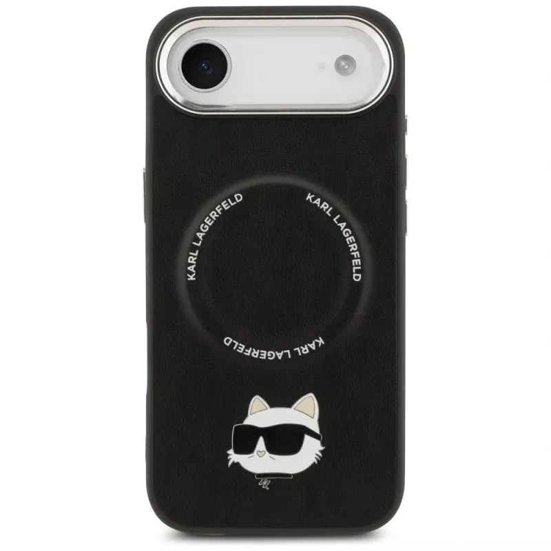 KARL LAGERFELD Choupette Pin MagSafe-hoesje voor Apple iPhone Air, zwart