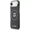 Karl Lagerfeld IML Choupette Head Logo MagSafe-hoesje voor Apple iPhone Air - zwart