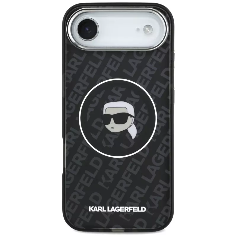 Karl Lagerfeld IML Karl Head Logo MagSafe-hoesje voor iPhone Air zwart