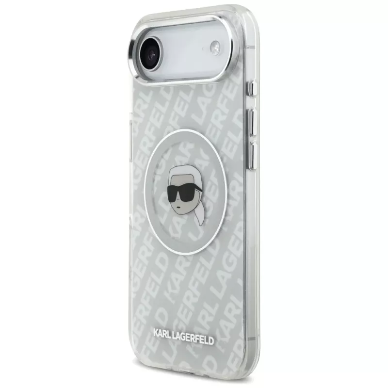 KARL LAGERFELD IML Karl Head Logo MagSafe-hoesje voor iPhone Air - grijs