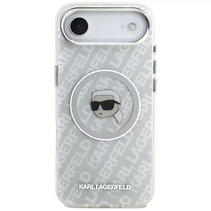 KARL LAGERFELD IML Karl Head Logo MagSafe-hoesje voor iPhone Air - grijs