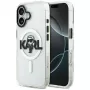 KARL LAGERFELD IML Karl Sketch Logo MagSafe Case voor Apple iPhone 17, transparant