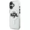 KARL LAGERFELD IML Karl Sketch Logo MagSafe Case voor Apple iPhone 17, transparant