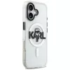 KARL LAGERFELD IML Karl Sketch Logo MagSafe Case voor Apple iPhone 17, transparant