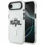 Karl Lagerfeld IML Karl Sketch Logo MagSafe Case voor iPhone Air, transparant