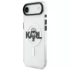 Karl Lagerfeld IML Karl Sketch Logo MagSafe Case voor iPhone Air, transparant