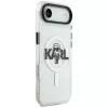 Karl Lagerfeld IML Karl Sketch Logo MagSafe Case voor iPhone Air, transparant