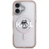 Karl Lagerfeld IML Choupette Sketch Logo MagSafe-hoesje voor iPhone 17, roze