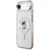 Karl Lagerfeld IML Choupette Sketch Logo MagSafe-hoesje voor iPhone Air roze