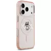 Karl Lagerfeld IML Choupette Sketch Logo MagSafe-hoesje voor iPhone 17 Pro - roze
