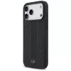 Mercedes Leather Laurel Leaves Stripes MagSafe-hoesje voor iPhone 17 Pro Max zwart