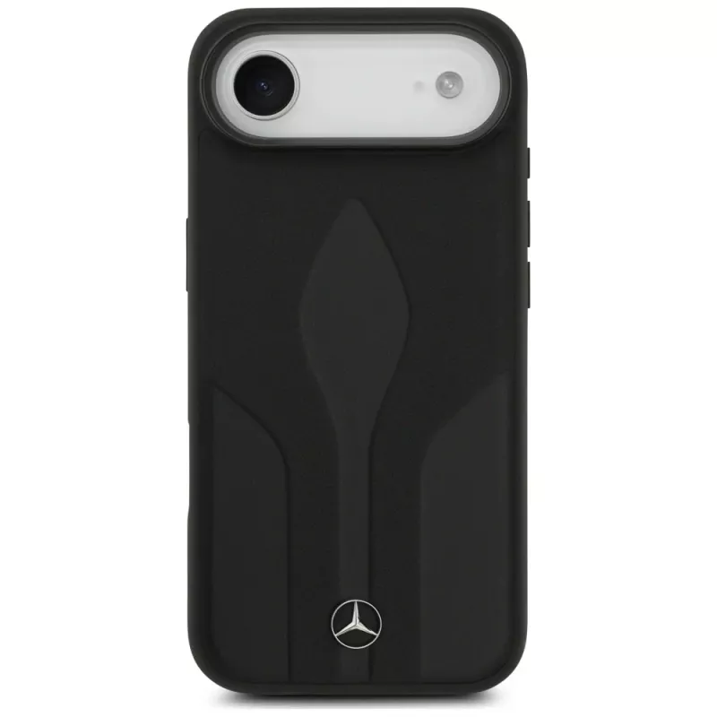 Mercedes The Move lederen MagSafe-hoesje voor iPhone Air zwart
