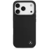 Mercedes Large Laurel Leave lederen MagSafe-hoesje voor iPhone 17 Pro zwart