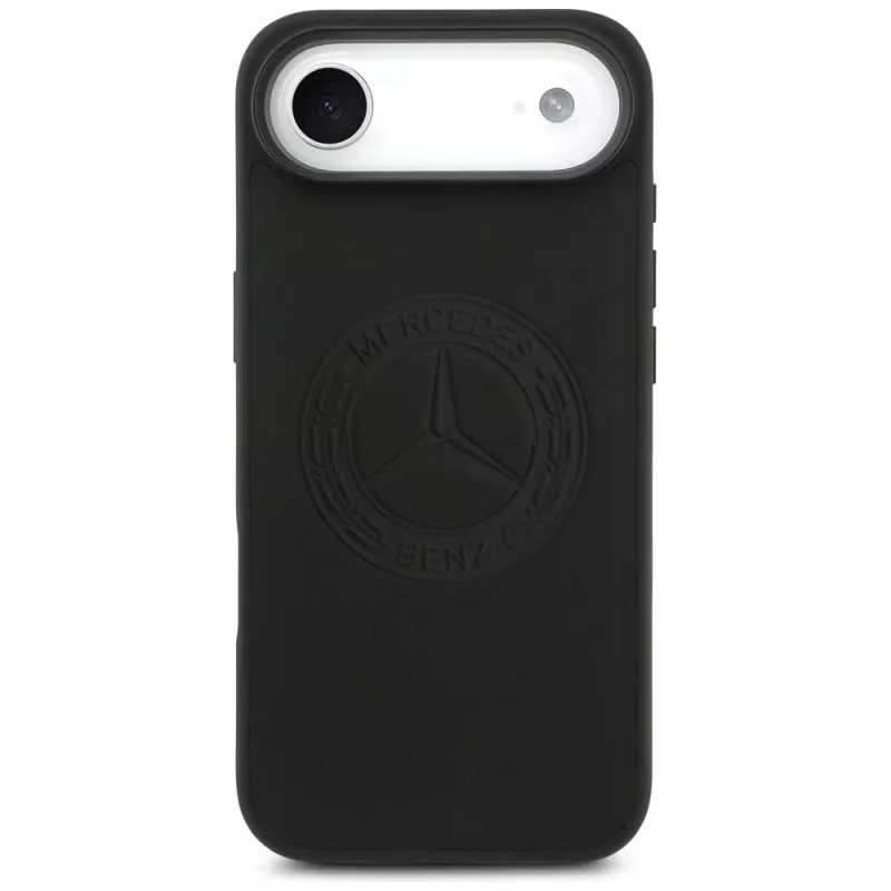 Mercedes Vintage Logo lederen MagSafe-hoesje voor iPhone Air zwart