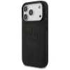 Mercedes Vintage Logo lederen MagSafe-hoesje voor iPhone 17 Pro zwart