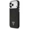 Guess Triangle Logo MagSafe-hoesje voor Apple iPhone 17 Pro (zwart)