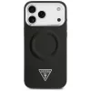 Guess Triangle Logo MagSafe-hoesje voor Apple iPhone 17 Pro (zwart)
