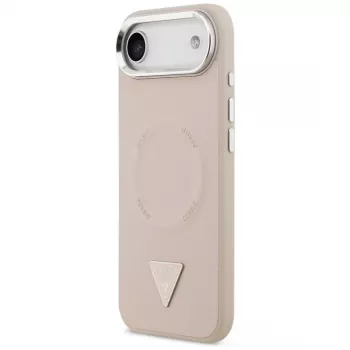 Guess Triangle Logo MagSafe-hoesje voor iPhone Air (roze)