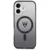 Guess IML Gradient Triangle Logo MagSafe-hoesje voor iPhone 17 zwart