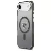Guess IML Gradient Triangle Logo MagSafe-hoesje voor iPhone Air zwart