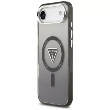 Guess IML Gradient Triangle Logo MagSafe-hoesje voor iPhone Air zwart