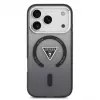 Guess IML Gradient Triangle Logo MagSafe-hoesje voor iPhone 17 Pro zwart