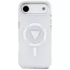 Guess IML Gradient Triangle Logo MagSafe-hoesje voor iPhone Air transparant