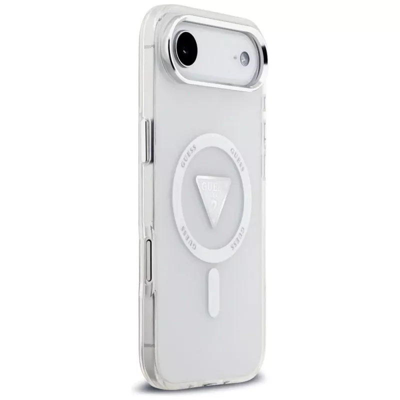 Guess IML Gradient Triangle Logo MagSafe-hoesje voor iPhone Air transparant
