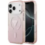 Guess IML Gradient Triangle Logo MagSafe-hoesje voor Apple iPhone 17 Pro, roze