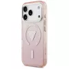 Guess IML Gradient Triangle Logo MagSafe-hoesje voor Apple iPhone 17 Pro, roze