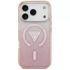 Guess IML Gradient Triangle Logo MagSafe-hoesje voor Apple iPhone 17 Pro, roze