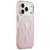 Guess IML Gradient Triangle Logo MagSafe-hoesje voor Apple iPhone 17 Pro, roze